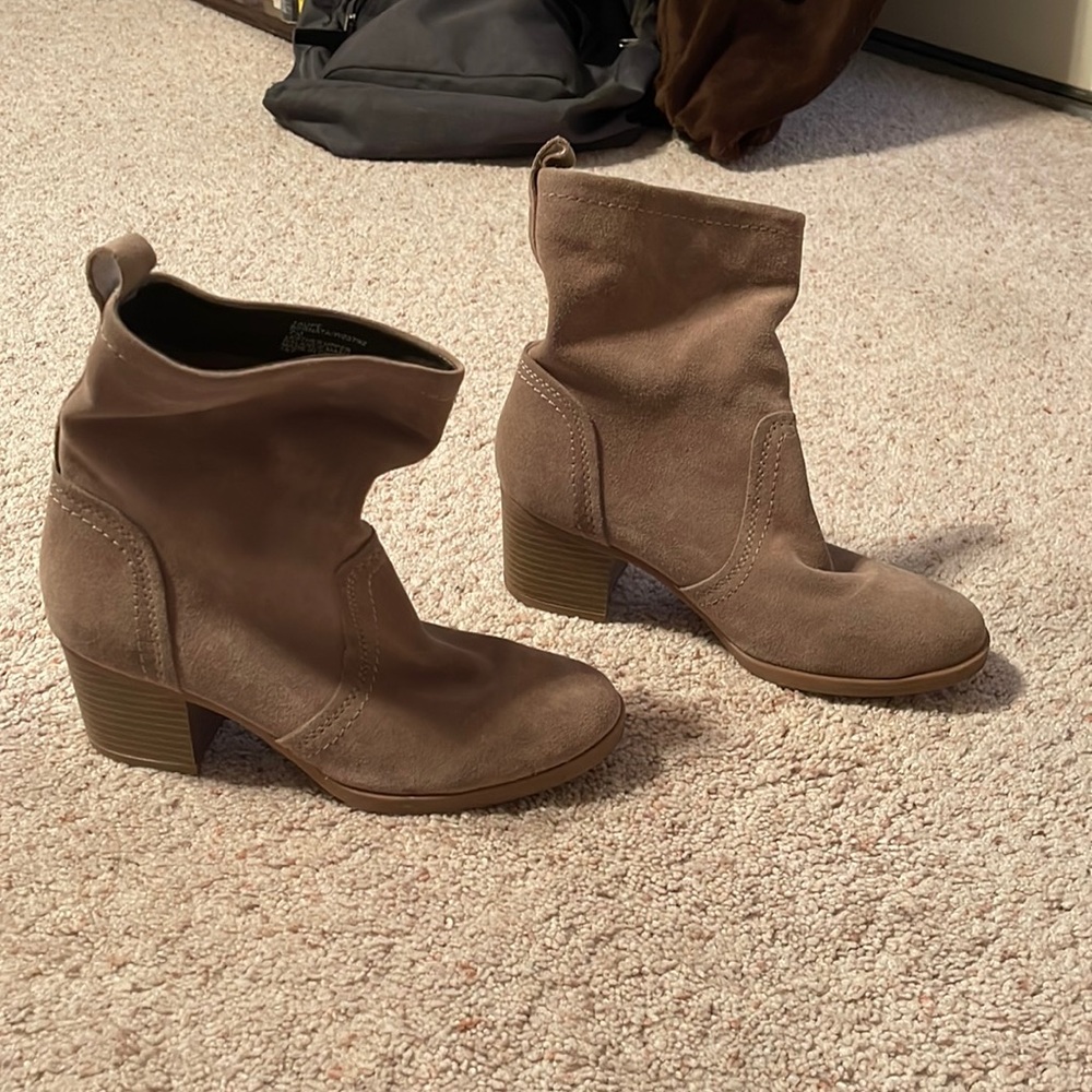 Brown booties